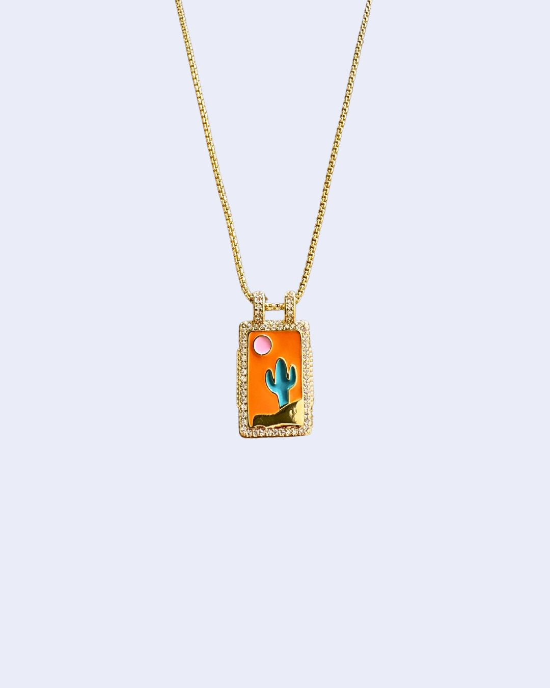 Collier CHARM CACTUS