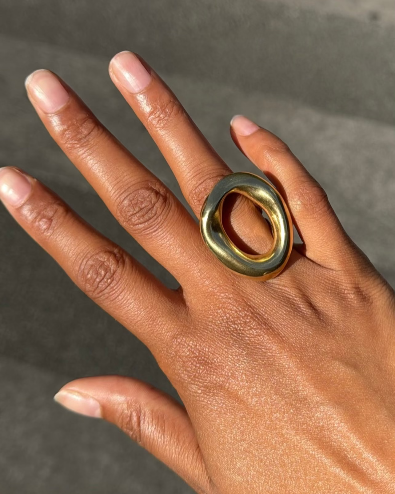 Bague "O" / Argenté