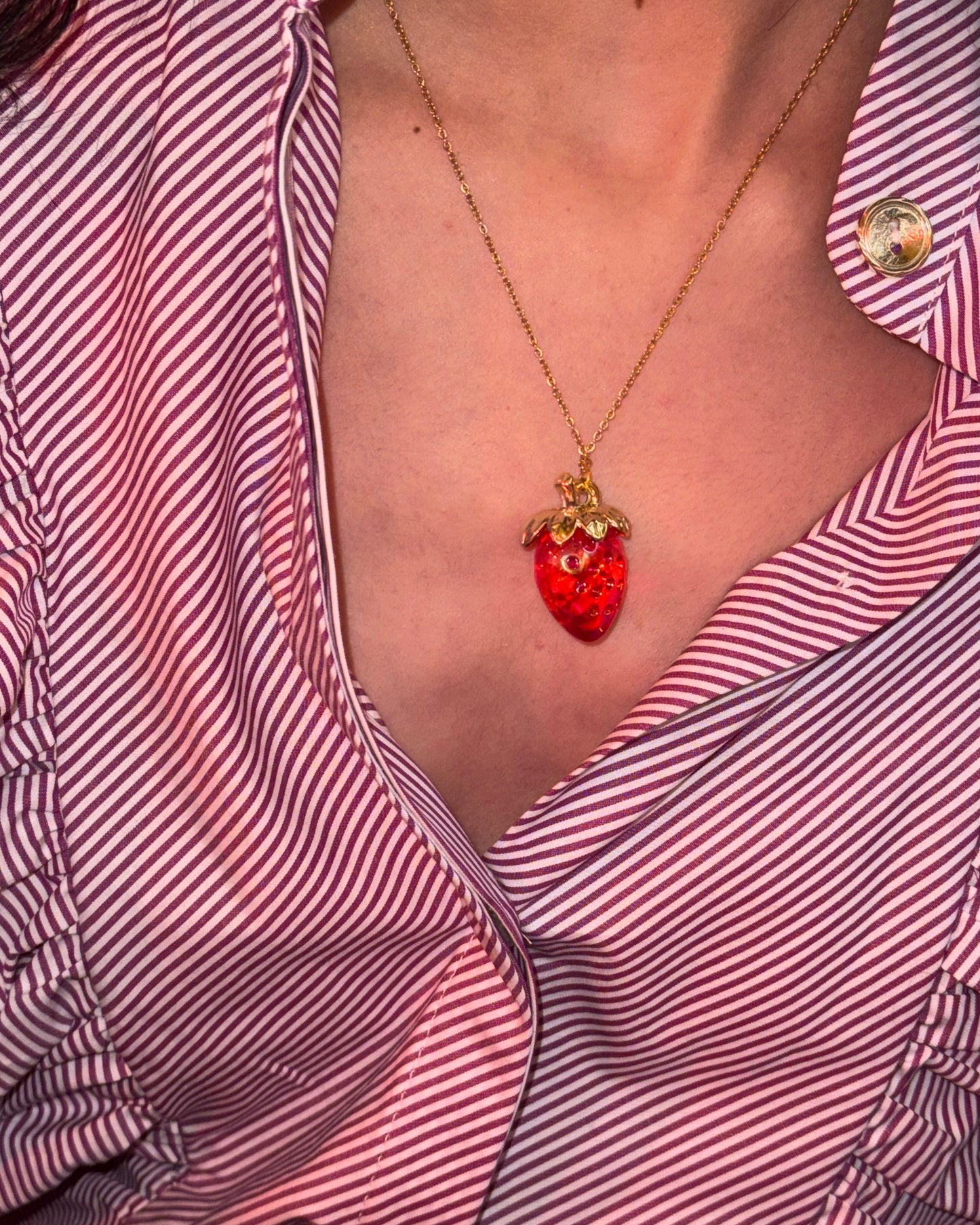 Collier charm FRAGOLA