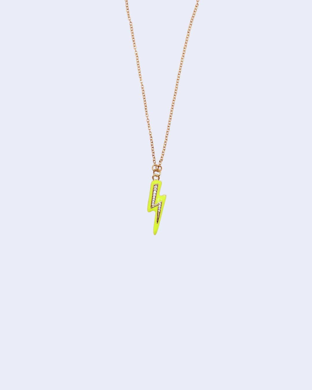 Collier CHARM ÉCLAIR jaune