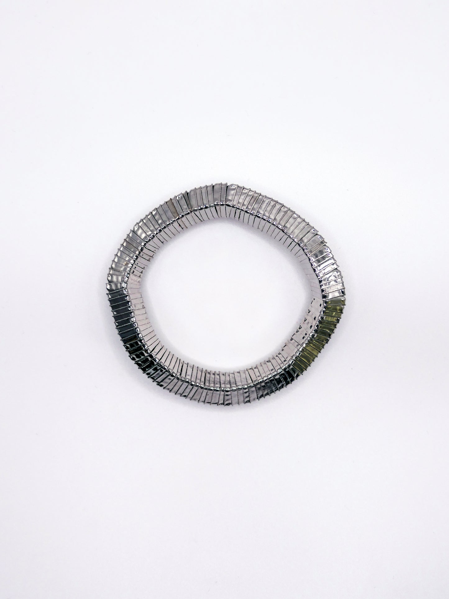 Bracelet élastique CUBE / argenté