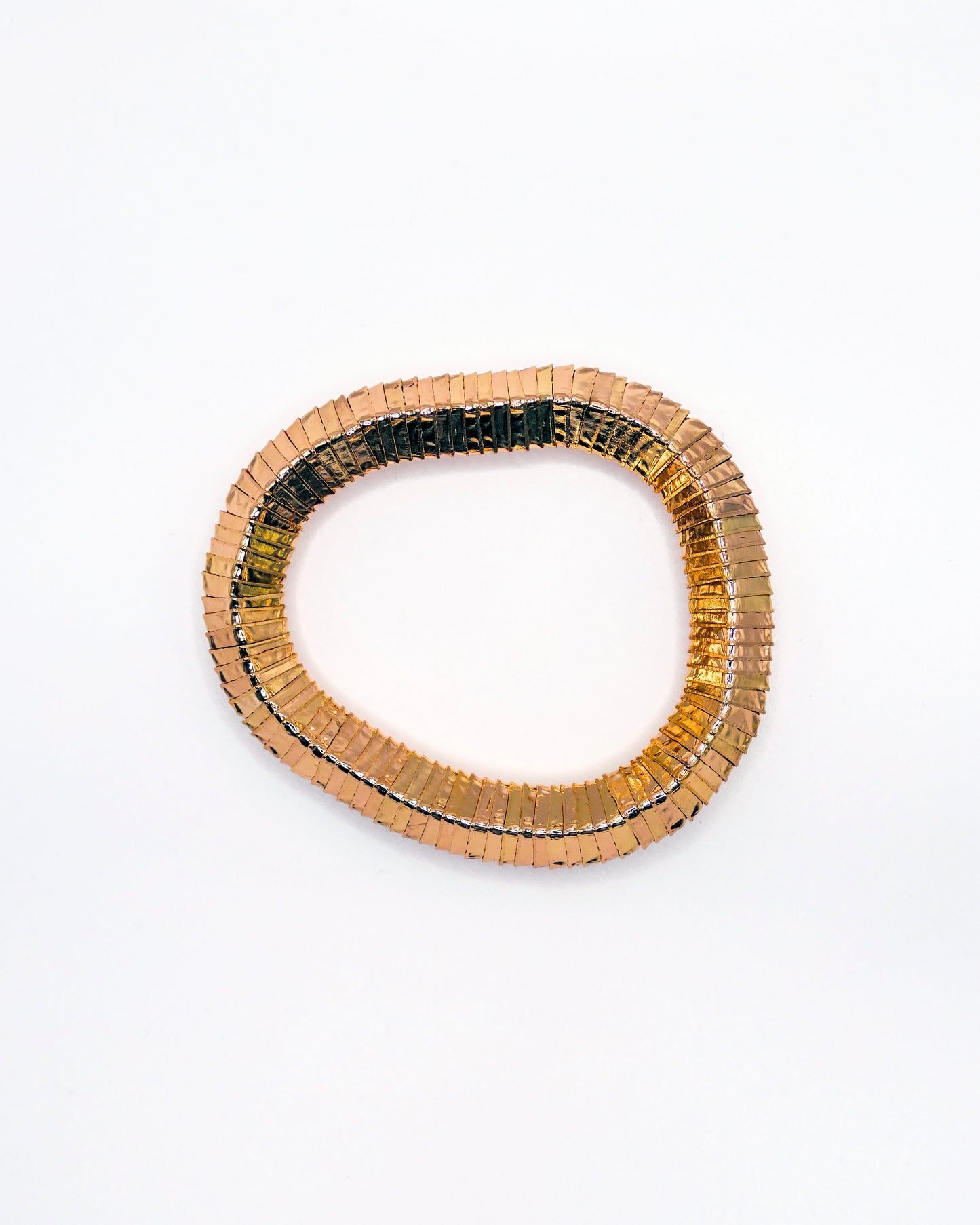 Bracelet élastique CUBE / doré