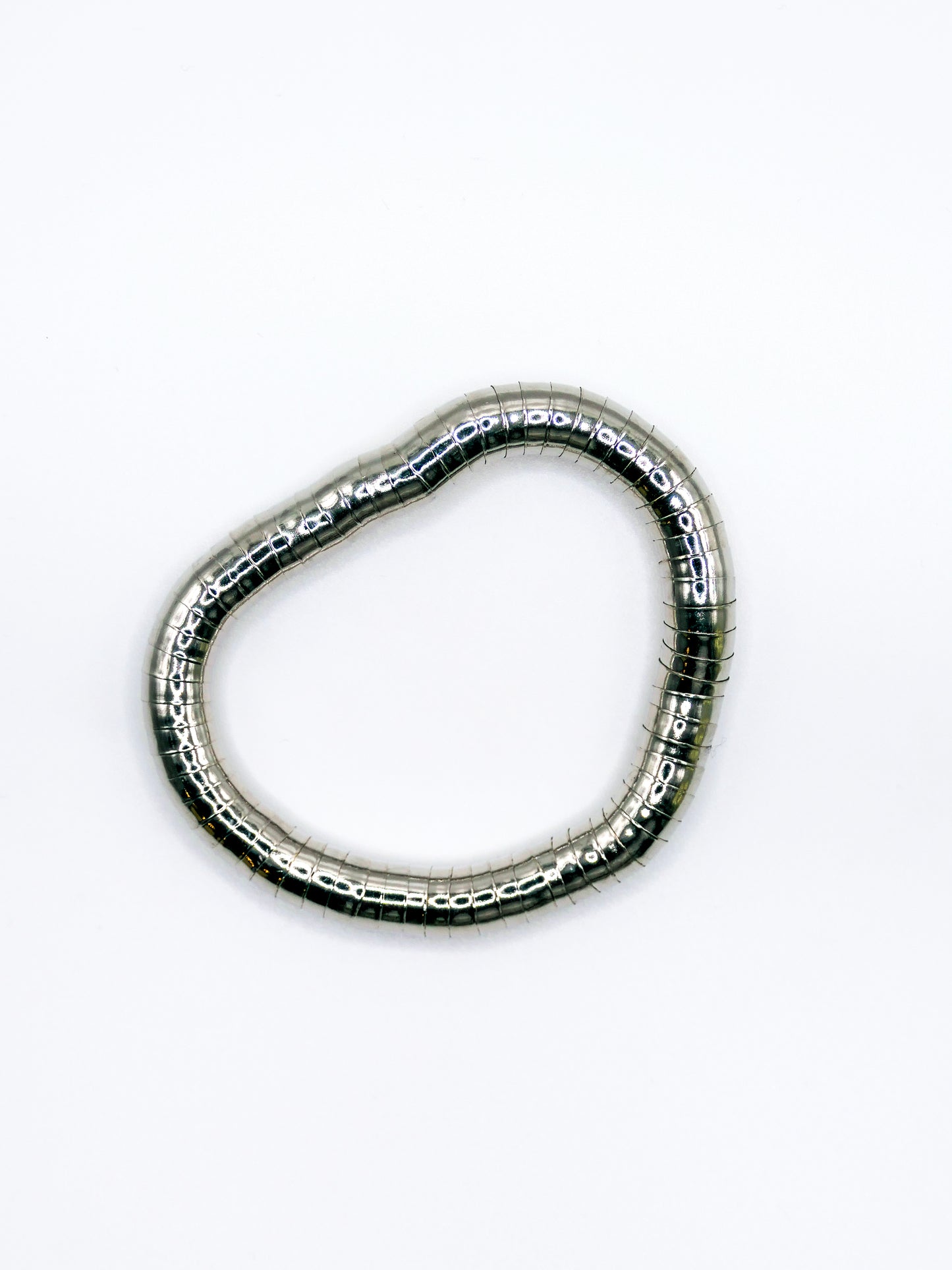 Bracelet élastique SERPENT / argenté