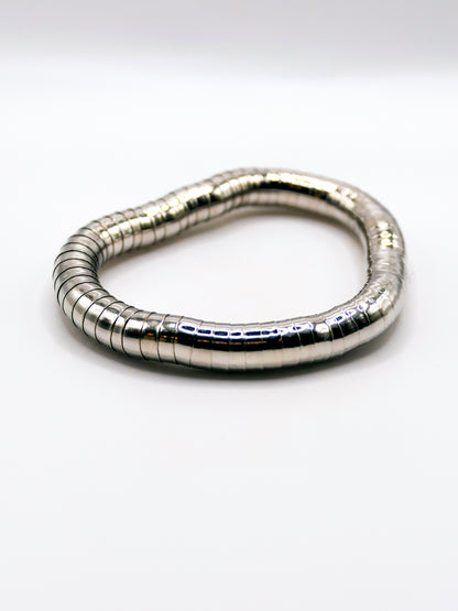 Bracelet élastique SERPENT / argenté
