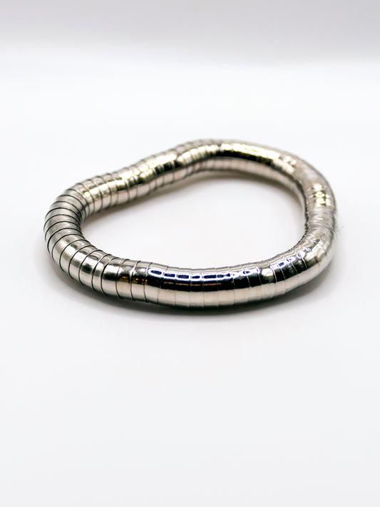 Bracelet élastique SERPENT / argenté