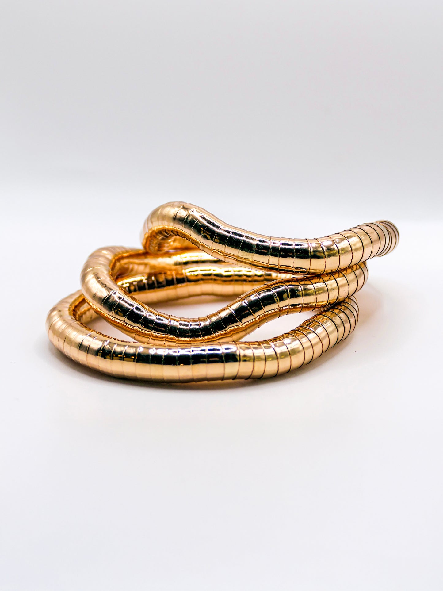 Bracelet élastique SERPENT / doré